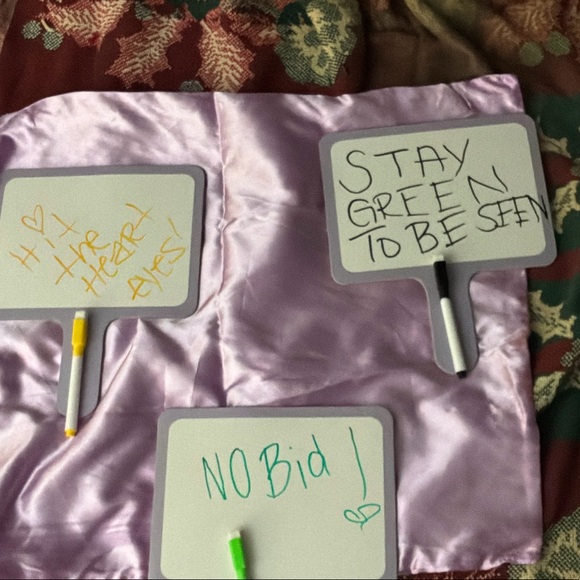 Unlisted Other - DRY ERASE BIDDING NBOARDS WITH MARKER BUNDLE OF 3 BOARDS AND 3 MARKERS NWT